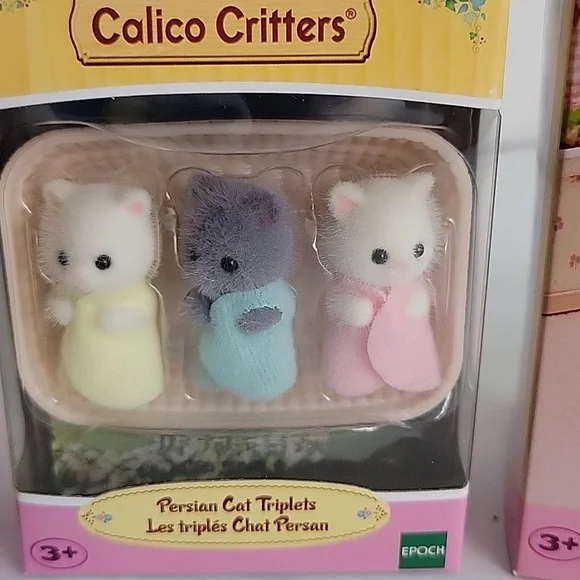Calico Critters Persian Cat Family Bundle Set - Picture 5 of 10